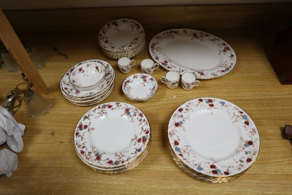 A service of Minton Ancestral pattern tableware (approx. 90 pieces)